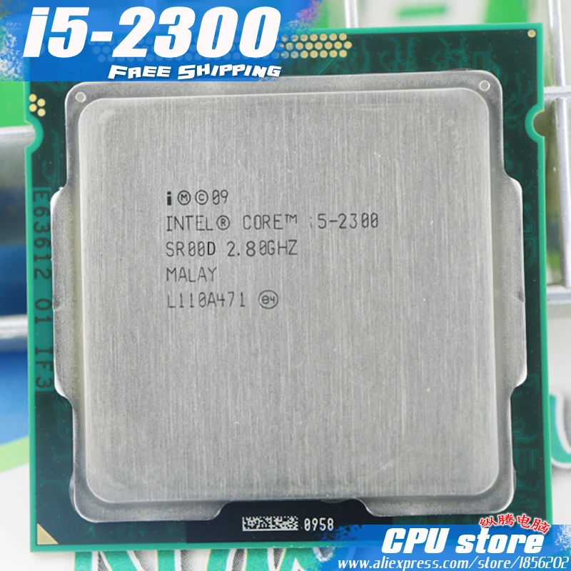 

Free Shipping lntel I5 2300 CPU Processor Quad-Core(2.8Ghz /L3=6M/95W) Socket LGA 1155 Desktop CPU i5-2300 (working 100%)