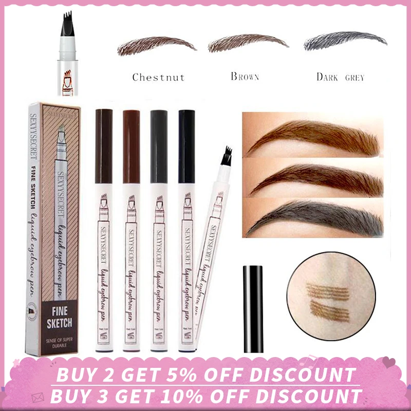 4 Colors Eyebrow Pencil Waterproof Microblading Eyebrow Pencil Brown Tattoo Pen Fork Tip Liquid Eyebrow Enhancer Dye Tint Pen
4 Colors Eyebrow Pencil Waterproof Microblading Eyebrow Pencil Brown Tattoo Pen Fork Tip Liquid Eyebrow Enhancer Dye Tint Pen