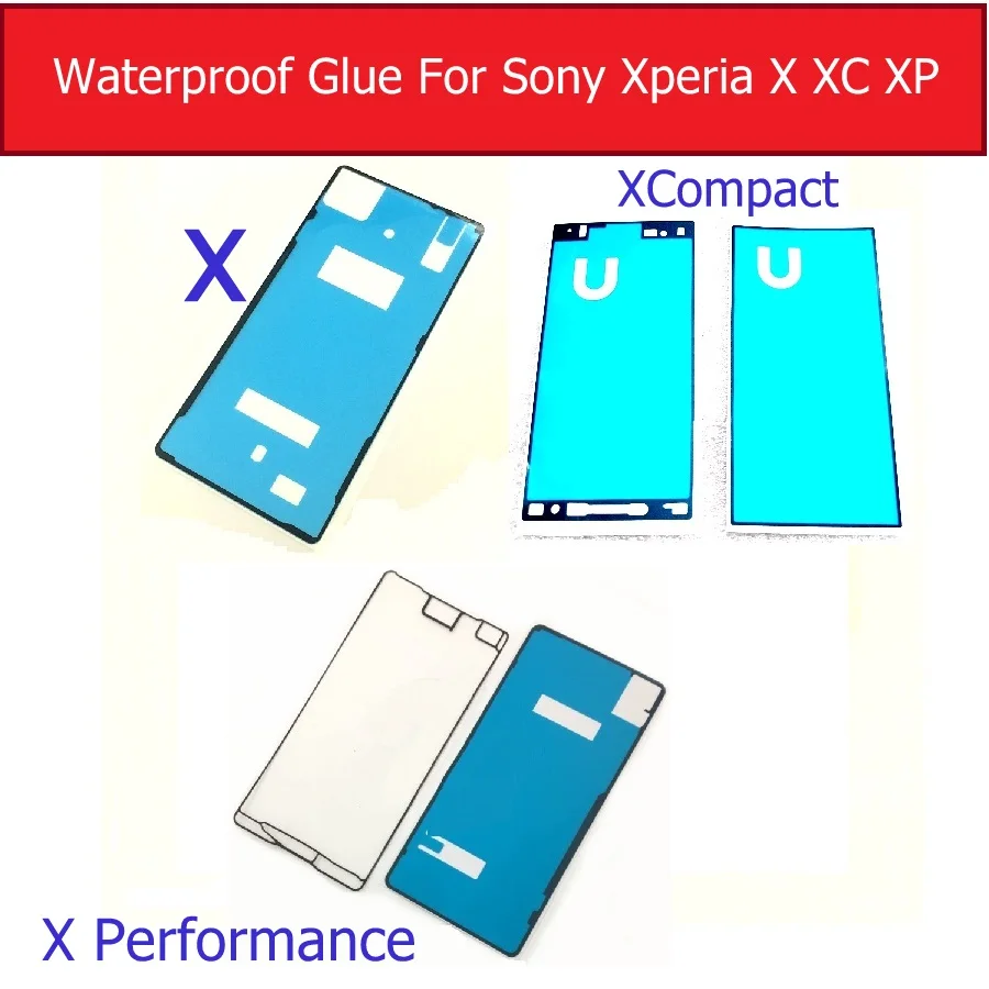 Front LCD and Back Cover Adhesive Glue Tape For Sony Xperia X/X Compact/X Performance Touch Screen Frame Waterproof Sticker
Front LCD and Back Cover Adhesive Glue Tape For Sony Xperia X/X Compact/X Performance Touch Screen Frame Waterproof Sticker