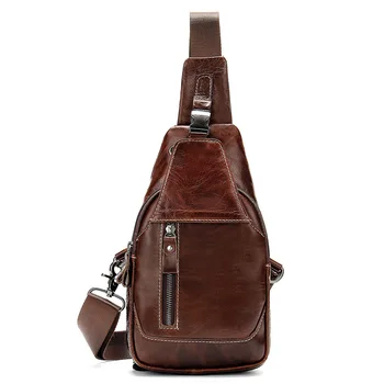 Vintage Men Chest Bags Shoulder Messenger Bags Man Cow Leather Zipper Soft Bag Male Classic Solid Color Travel Crossbody Bag
Vintage Men Chest Bags Shoulder Messenger Bags Man Cow Leather Zipper Soft Bag Male Classic Solid Color Travel Crossbody Bag