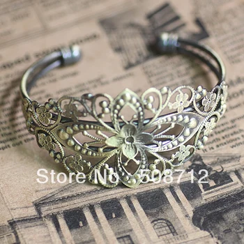 Free shipping!!!!Antique Bronze Filigree Bracelet Makings Blanks Bases Findings Cuff
Free shipping!!!!Antique Bronze Filigree Bracelet Makings Blanks Bases Findings Cuff