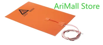 3D printer accessories 200x300mm 220V 600W silicone rubber heated bed silicone heating pad heating plate
3D printer accessories 200x300mm 220V 600W silicone rubber heated bed silicone heating pad heating plate