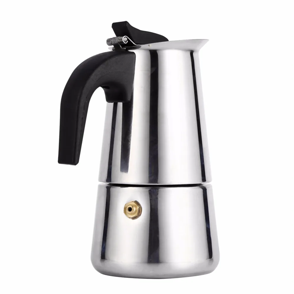 Stainless steel coffee pot French press filter Mocha coffee pot 100ML200ML300ML450ML available
Stainless steel coffee pot French press filter Mocha coffee pot 100ML200ML300ML450ML available