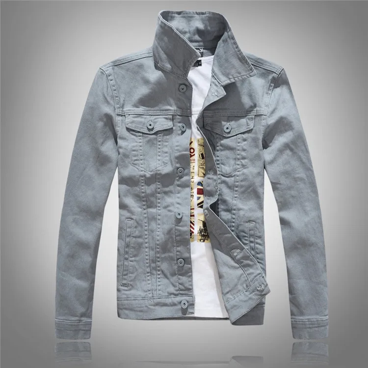 Newest Mens Slim Fit Casual Washed Denim Jackets Leiure Male Single Breasted Large Size Jeans Coats Tops 7 Colors M/4XL D243
Newest Mens Slim Fit Casual Washed Denim Jackets Leiure Male Single Breasted Large Size Jeans Coats Tops 7 Colors M/4XL D243