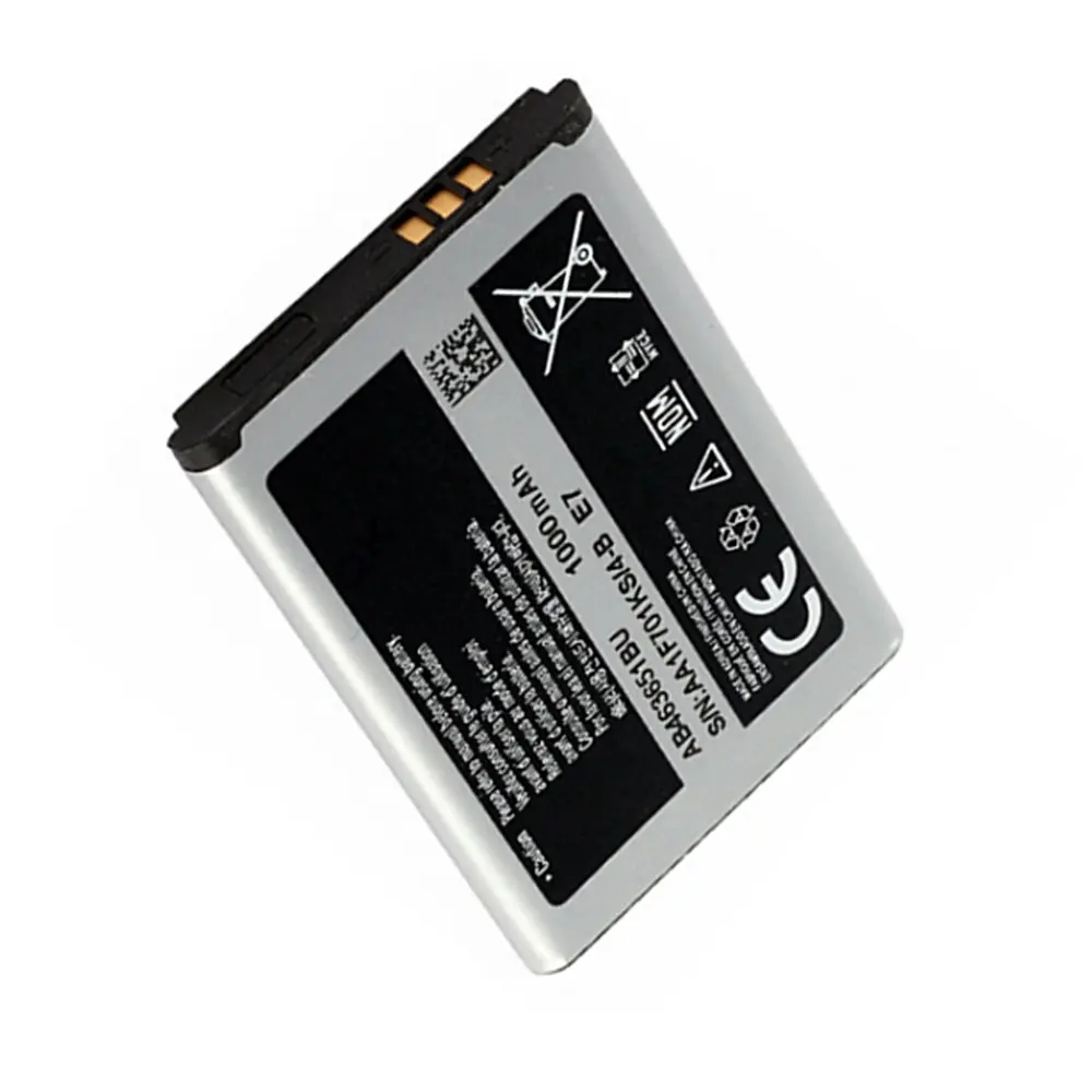 Brand battery AB463651BU for Samsung W559 S5620I S5630C S5560C C3370 C3200 C3518 J808 F339 S5296 C3322 L708E S5610 Cell phone
Brand battery AB463651BU for Samsung W559 S5620I S5630C S5560C C3370 C3200 C3518 J808 F339 S5296 C3322 L708E S5610 Cell phone