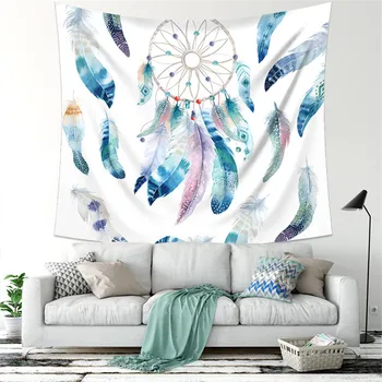 Wall Hanging Dream Catcher Tapestry Polyester Fabric Bohemian Feather Printed Beach Tapestry for Party Home Decor Drop Shipping
Wall Hanging Dream Catcher Tapestry Polyester Fabric Bohemian Feather Printed Beach Tapestry for Party Home Decor Drop Shipping