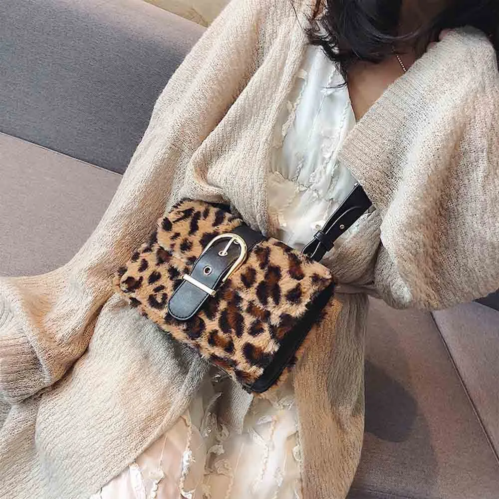 Women Shoulder Bag Fashion Leopard Plush Mini Square Bag Shoulder Messenger Bag Crossbody Handbags Casual Buckle Phone Pouch
Women Shoulder Bag Fashion Leopard Plush Mini Square Bag Shoulder Messenger Bag Crossbody Handbags Casual Buckle Phone Pouch