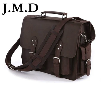 J.M.D 100% Vintage Genuine Crazy Horse Leather Cool Men Travel Bags Totes Shoulder Messenger Bag Big Bag Handbags 7145
J.M.D 100% Vintage Genuine Crazy Horse Leather Cool Men Travel Bags Totes Shoulder Messenger Bag Big Bag Handbags 7145