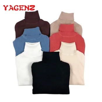 YAGENZ Winter Warm Knitted Sweater Women Plus velvet Thicken Long sleeve Female Turtleneck Sweaters Pullover Bottoming Shirt 235
YAGENZ Winter Warm Knitted Sweater Women Plus velvet Thicken Long sleeve Female Turtleneck Sweaters Pullover Bottoming Shirt 235