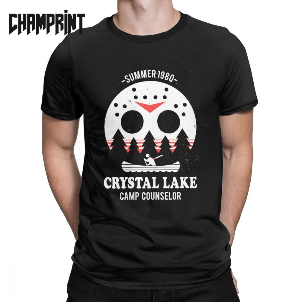 Men's Crystal Lake Camp Counselor T Shirt The 13 Friday Jason Horror 13Th 100% Cotton Clothes Short Sleeve Tee Big Size T-Shirts
Men's Crystal Lake Camp Counselor T Shirt The 13 Friday Jason Horror 13Th 100% Cotton Clothes Short Sleeve Tee Big Size T-Shirts