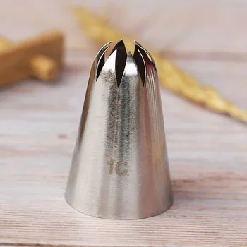 #1C Piping Nozzle Decoration Icing Tips Large Size Cream Flower Rose Nozzles Cookies Baking Tool Cake Cupcake Decor
#1C Piping Nozzle Decoration Icing Tips Large Size Cream Flower Rose Nozzles Cookies Baking Tool Cake Cupcake Decor