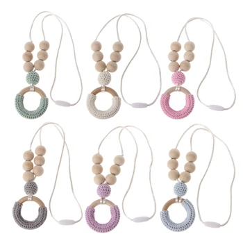 New Organic Cotton Teething Necklace For Mom Wooden Chewing Necklace Baby Mom Gift
New Organic Cotton Teething Necklace For Mom Wooden Chewing Necklace Baby Mom Gift