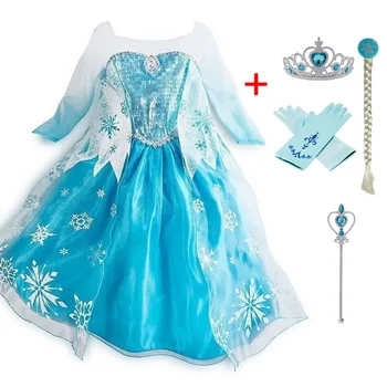 Girl Princess Elsa Dress Baby Kids Party Fancy Dresses Anna Cosplay Costume 3-10 yrs Children's Clothing Toddler Girls Clothes
Girl Princess Elsa Dress Baby Kids Party Fancy Dresses Anna Cosplay Costume 3-10 yrs Children's Clothing Toddler Girls Clothes