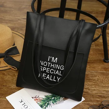 PU leather letters printing women's tote handbag ladies shoulder bag female book pouch bolso mujer bolsa femininas for girls
PU leather letters printing women's tote handbag ladies shoulder bag female book pouch bolso mujer bolsa femininas for girls
