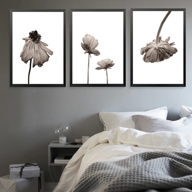 Autumn-Lotus-Posters-And-Prints-Wall-Art-Canvas-Painting-Modern-Wall-Pictures-DH2379 (2)