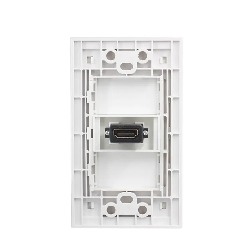 1 Port AV Audio Video Wall Face Plate Panel Cover Outlet HD 1080p Coupler Socket Power Adapter Plugs HDMI
1 Port AV Audio Video Wall Face Plate Panel Cover Outlet HD 1080p Coupler Socket Power Adapter Plugs HDMI
