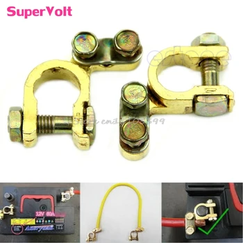 New 2Pcs Replacement Auto Car Battery Terminal Clamp Clips Brass Connector G08 Whosale&DropShip
New 2Pcs Replacement Auto Car Battery Terminal Clamp Clips Brass Connector G08 Whosale&DropShip