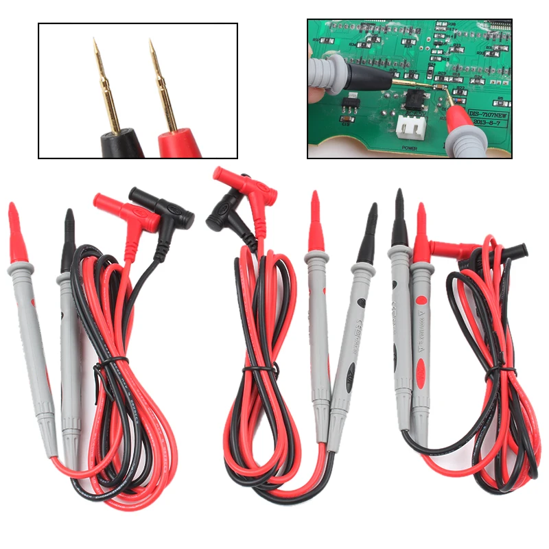 1000V 20A Multi Meter Tester Lead Probe Pin For Digital Multimeter Needle Tip Meter Wire Pen Cable Silicone wire
1000V 20A Multi Meter Tester Lead Probe Pin For Digital Multimeter Needle Tip Meter Wire Pen Cable Silicone wire