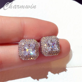 Charnwim New Stud Earrings For Women Earrings Super Flash Rhinestone Square Earrings Women PE1845
Charnwim New Stud Earrings For Women Earrings Super Flash Rhinestone Square Earrings Women PE1845