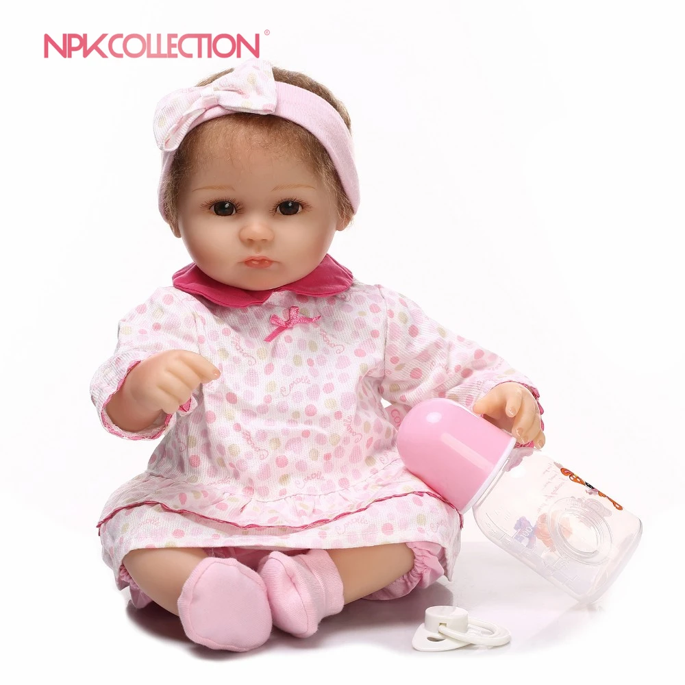 NPK 18inch handmade reborn baby doll silicone vinyl soft real touch Christmas Gifts toys for childs
NPK 18inch handmade reborn baby doll silicone vinyl soft real touch Christmas Gifts toys for childs