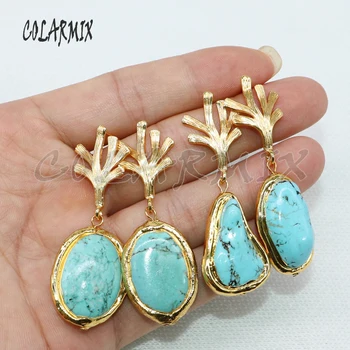5 pairs Blue stone earrings druzy earrings dangle earrings gems jewelry for women earrings gift 4970
5 pairs Blue stone earrings druzy earrings dangle earrings gems jewelry for women earrings gift 4970