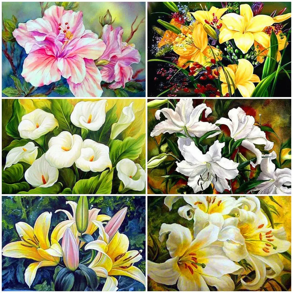 Evershine 5D DIY Diamond Mosaic Sale Flowers Cross Stitch Diamond Painting Full Square Lily flower Rhinestones Pictures Beadwork
Evershine 5D DIY Diamond Mosaic Sale Flowers Cross Stitch Diamond Painting Full Square Lily flower Rhinestones Pictures Beadwork