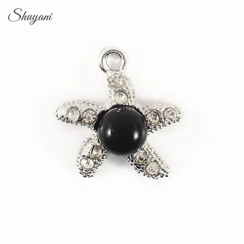 21*20mm Mix Color Imitation Pearl Charms Crystal Star Pendant fit Bracelet Necklace Jewelry Accessories
21*20mm Mix Color Imitation Pearl Charms Crystal Star Pendant fit Bracelet Necklace Jewelry Accessories