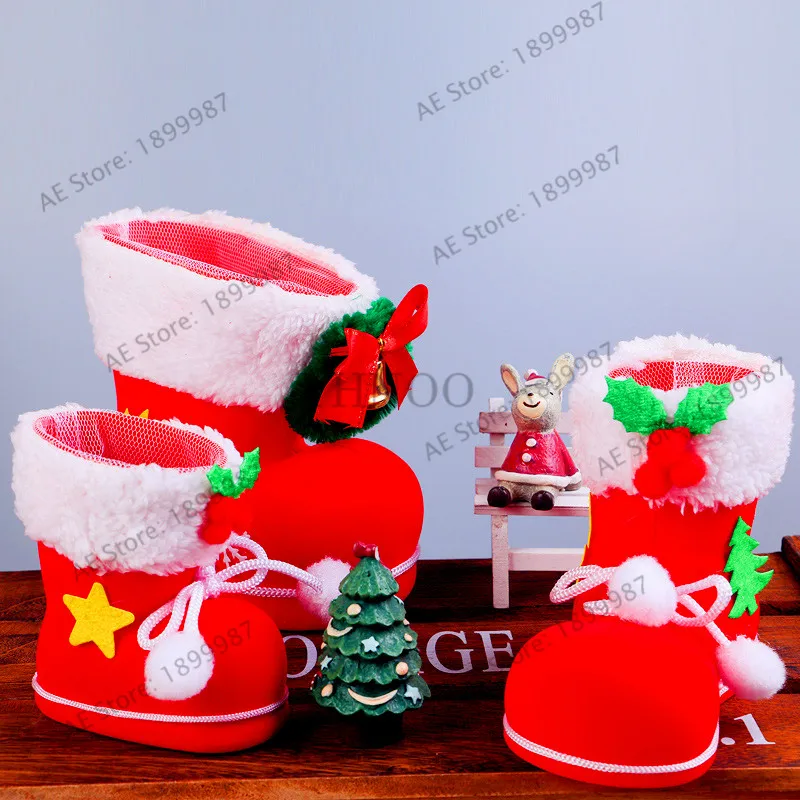 1pcs/bag Christmas decorations children's gifts candy boots Christmas decorations small gift bags festive Christmas socks
1pcs/bag Christmas decorations children's gifts candy boots Christmas decorations small gift bags festive Christmas socks