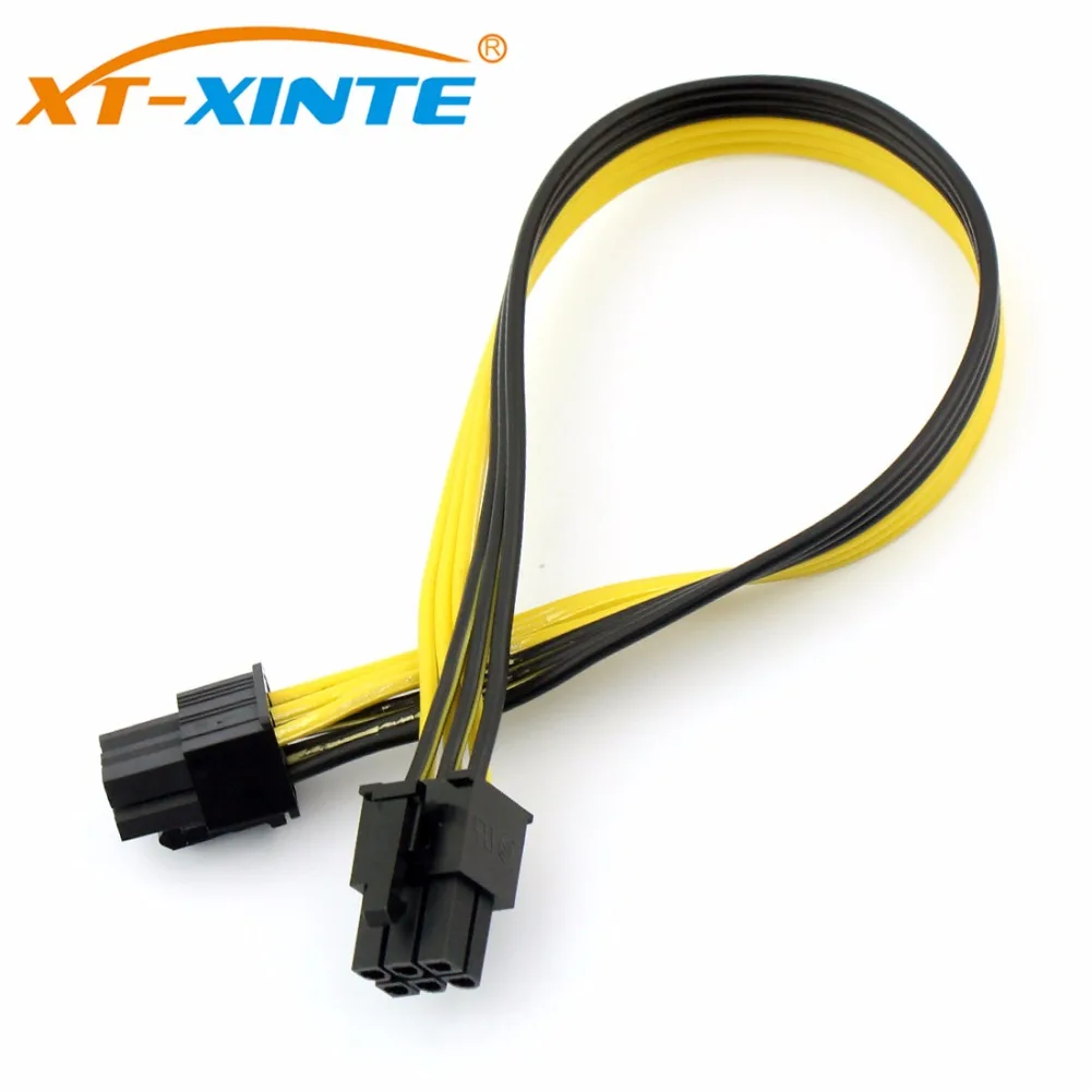 Dual 6Pin Power Supply Cable Adapter PCIe PCI-Express Extension Cable 6Pin Male to Male Cables 18AWG Line for BTC Mining Miner
Dual 6Pin Power Supply Cable Adapter PCIe PCI-Express Extension Cable 6Pin Male to Male Cables 18AWG Line for BTC Mining Miner