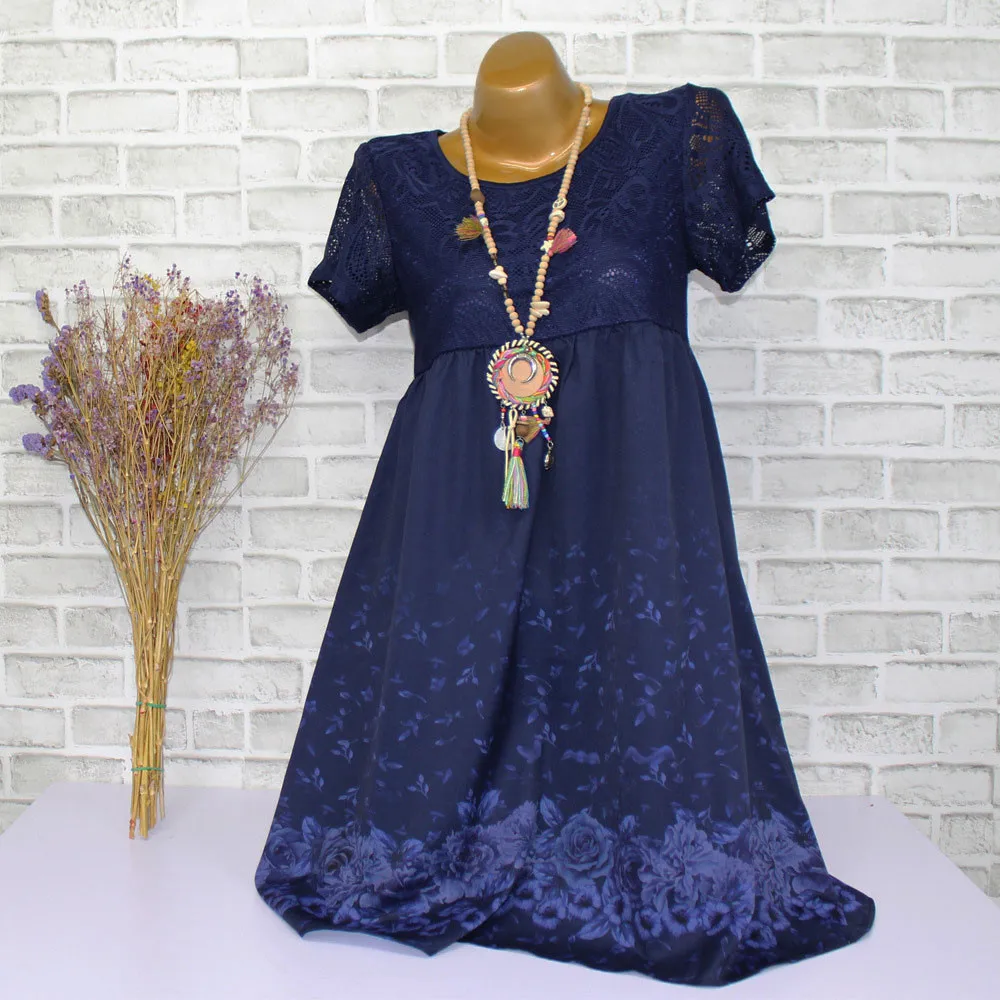 FeiTong Hollow out lace dress women High waist embroidery sexy dress 2019 Short sleeves shirts short summer dress vestidos
FeiTong Hollow out lace dress women High waist embroidery sexy dress 2019 Short sleeves shirts short summer dress vestidos
