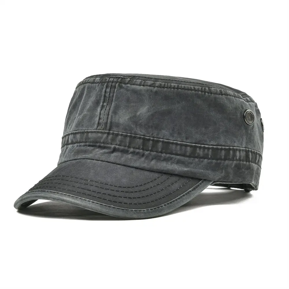 VOBOOM Military Hats Men Women Stylish Summer Autumn Washed Cotton Army Cap Flat Top Hat with Air Hole 162
VOBOOM Military Hats Men Women Stylish Summer Autumn Washed Cotton Army Cap Flat Top Hat with Air Hole 162