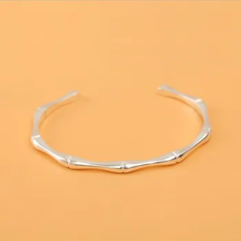 New Romantic Bracelet & Bangles for Women 925 Silver Hot Bamboo Joint Opening Cuff Bracelet Fashion Women Bangles Jewelry
New Romantic Bracelet & Bangles for Women 925 Silver Hot Bamboo Joint Opening Cuff Bracelet Fashion Women Bangles Jewelry