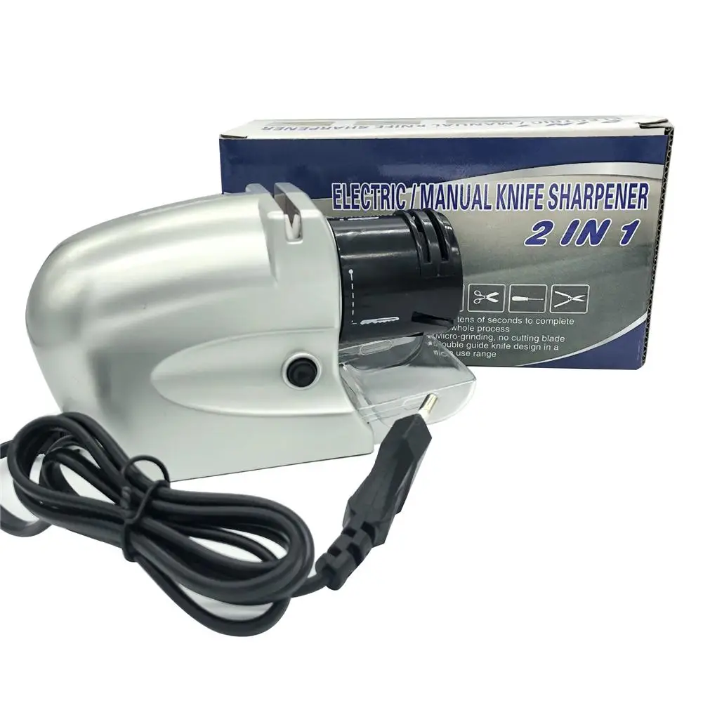2 In 1 Electric Cutter Sharpener Multifunctional Manual Sharpener Can Be Used To Sharpen Cutters, Scissors, Screwdriver
2 In 1 Electric Cutter Sharpener Multifunctional Manual Sharpener Can Be Used To Sharpen Cutters, Scissors, Screwdriver