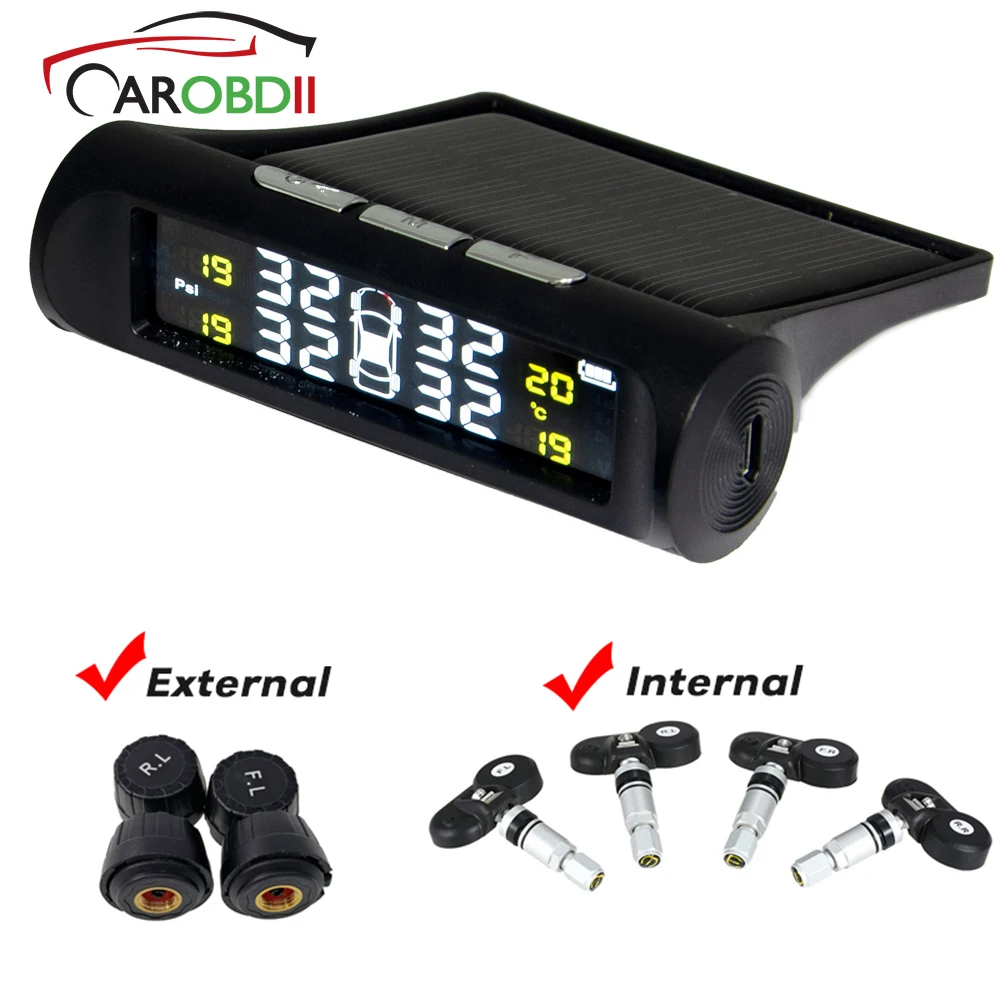 2019 Car Solar TPMS Internal / External Sensors TPMS Solar USB Wireless TPMS Tire Pressure Monitoring System LCD Monitor Display
2019 Car Solar TPMS Internal / External Sensors TPMS Solar USB Wireless TPMS Tire Pressure Monitoring System LCD Monitor Display