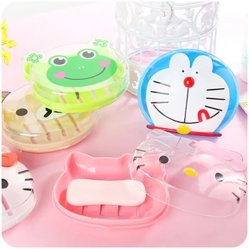 cartoon Cat bear Transparent Soap Box Creative Toilet Soap Holder Soap Dish Storage Holder Plate Tray Drain Creative Kitchen
cartoon Cat bear Transparent Soap Box Creative Toilet Soap Holder Soap Dish Storage Holder Plate Tray Drain Creative Kitchen