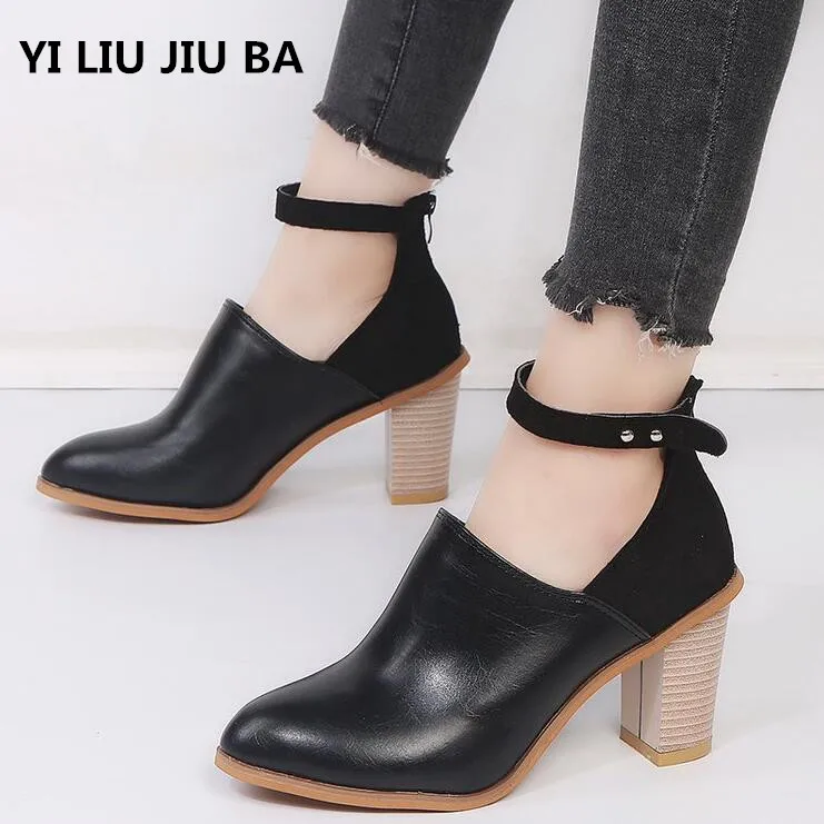 Women Pumps Sexy High Heels PU leather Shoes women buckle Pointed Toe Party Wedding shoes Woman Plus size 35-43 mujer **021
Women Pumps Sexy High Heels PU leather Shoes women buckle Pointed Toe Party Wedding shoes Woman Plus size 35-43 mujer **021