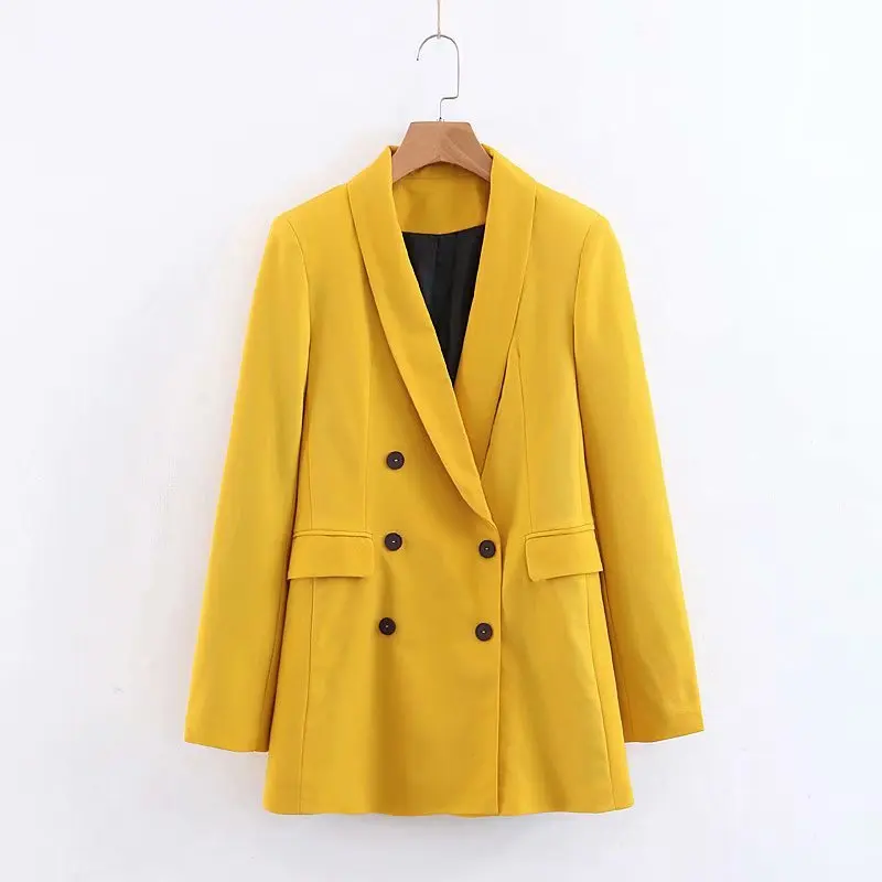 XL65-1834 European and American fashionable double-breasted suit jacket women fashion jacket
XL65-1834 European and American fashionable double-breasted suit jacket women fashion jacket