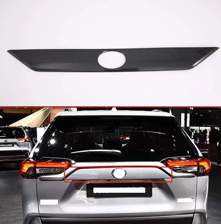 Для TOYOTA Rav4 (XA50) 2019 2020 ABS Хром задние ворота двери логотип детали литья Безель