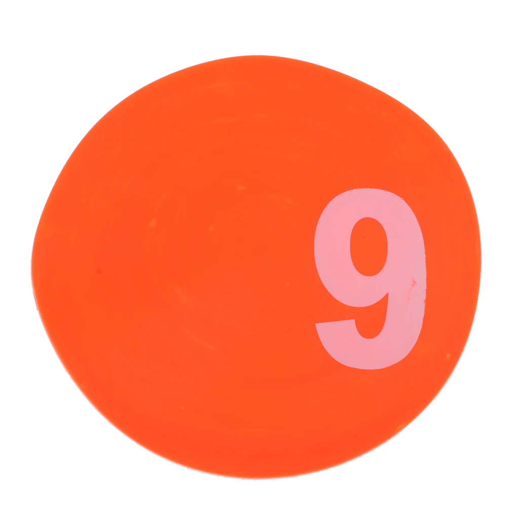 10Pcs Football Training Mark Plates Sport Exercise Traffic Plate for Football, Table Tennis Athletes Physical Strength