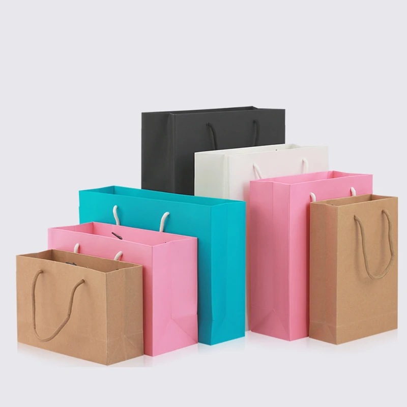 100PCS/lot kraft paper bag with handle wedding party bag Fashionable cloth shoes gift paper bags 21 size Multifunction Wholesale
100PCS/lot kraft paper bag with handle wedding party bag Fashionable cloth shoes gift paper bags 21 size Multifunction Wholesale