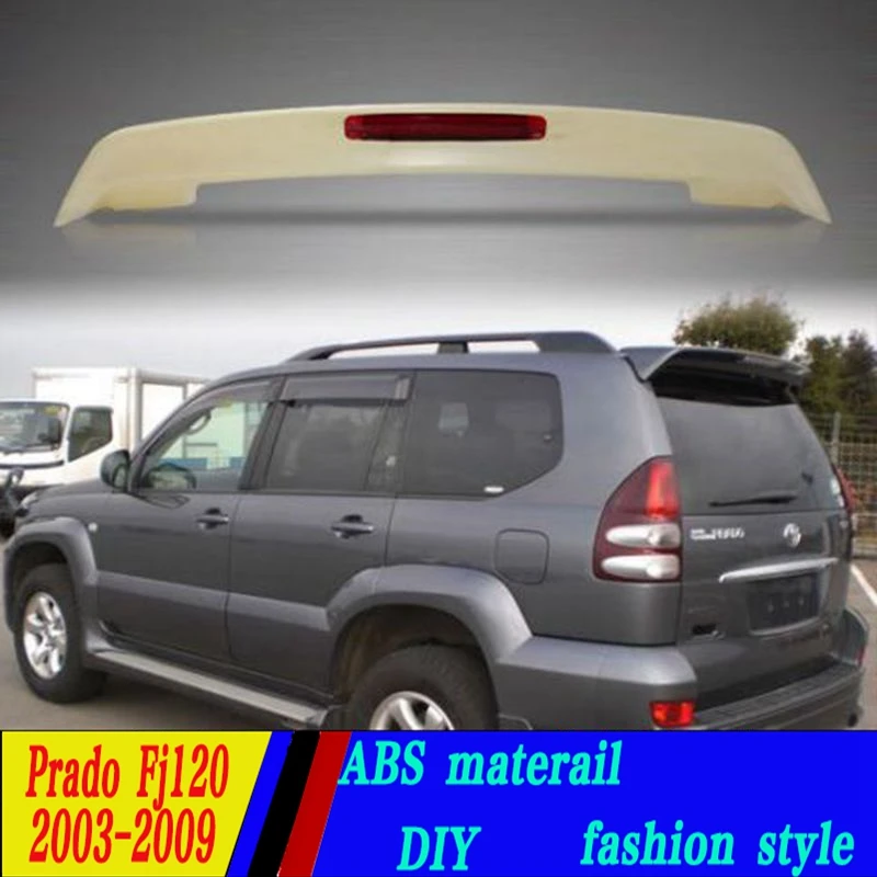 use for toyota land cruiser prado spoiler with LED light High Quality ABS Material Car Rear Wing paint spoiler for FJ120
use for toyota land cruiser prado spoiler with LED light High Quality ABS Material Car Rear Wing paint spoiler for FJ120