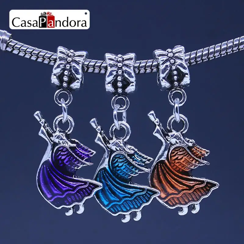 3 Colors 925 Plated Angel Trumpeter Pendant Fit Bracelet Charm DIY Enamel Bead Jewelry Making Pingente Berloque
3 Colors 925 Plated Angel Trumpeter Pendant Fit Bracelet Charm DIY Enamel Bead Jewelry Making Pingente Berloque