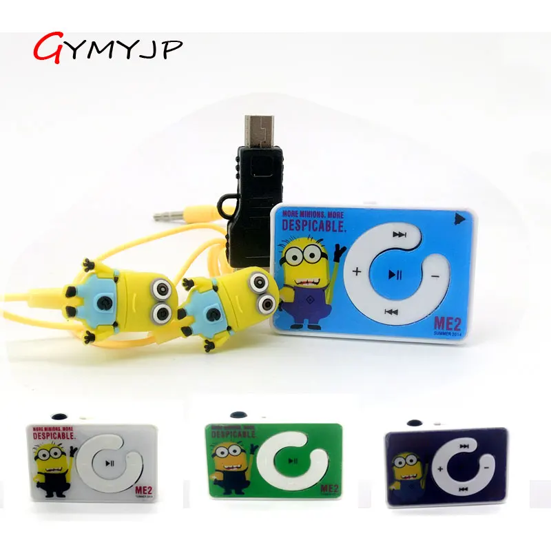 gift 2017 new lovely cartoon Despicable me mimi mp3 music player Minions players with earphone
gift 2017 new lovely cartoon Despicable me mimi mp3 music player Minions players with earphone