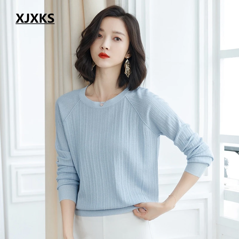 XJXKS maglioni donna 2019 new spring clothing women pullover sweater high elasticity young ladies solid women knitted sweater
XJXKS maglioni donna 2019 new spring clothing women pullover sweater high elasticity young ladies solid women knitted sweater