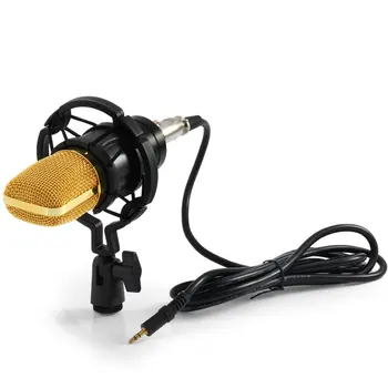 LEIHAO BM700 Condenser Wired Recording Microphone with Shock Mount for Radio Broadcasting Sound Studio Microfone PC Mikrofon
LEIHAO BM700 Condenser Wired Recording Microphone with Shock Mount for Radio Broadcasting Sound Studio Microfone PC Mikrofon