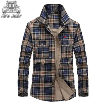 NianJEEP Men Shirts Brand Clothing Business Casual Slim Fit Plaid Long Sleeve Spring and Autumn 2018 New Shirt Camisa Masculina
NianJEEP Men Shirts Brand Clothing Business Casual Slim Fit Plaid Long Sleeve Spring and Autumn 2018 New Shirt Camisa Masculina