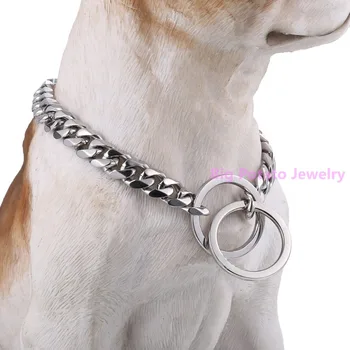 12"-36" 15mm Width 316L Stainless Steel High Polishing Silver Color Cuban Dog Pet Chains Collars Necklace Exclusive Dog Jewelry
12"-36" 15mm Width 316L Stainless Steel High Polishing Silver Color Cuban Dog Pet Chains Collars Necklace Exclusive Dog Jewelry