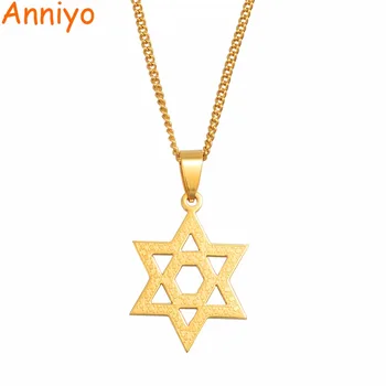 Anniyo Star Pendant Necklaces for Women Men Gold Color Stainless Steel Charm Jewelry Arab #055621
Anniyo Star Pendant Necklaces for Women Men Gold Color Stainless Steel Charm Jewelry Arab #055621