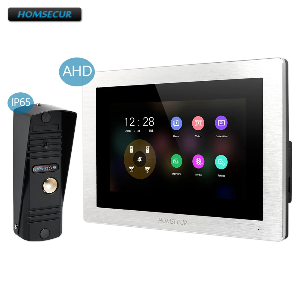 HOMSECUR 4 Wire AHD Video Door Phone Intercom System with 1.3MP Black Camera BM714HD-S+BC011HD-B
HOMSECUR 4 Wire AHD Video Door Phone Intercom System with 1.3MP Black Camera BM714HD-S+BC011HD-B