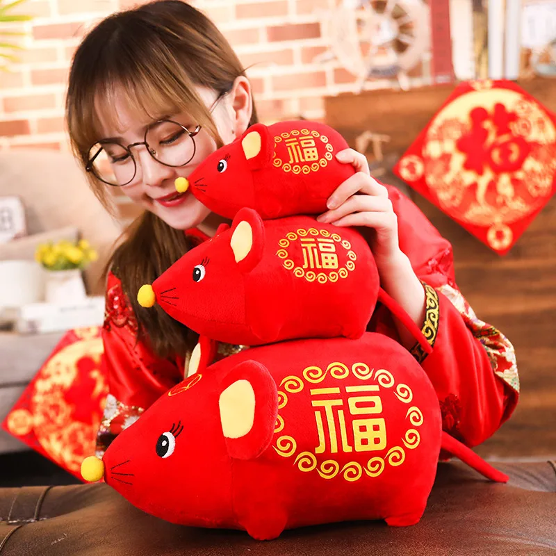 2020 Rat Year Kawaii China Dress Mascot Rat Plush Mouse in Tang suit Soft Toys Chinese New Year Party Decoration Gift
2020 Rat Year Kawaii China Dress Mascot Rat Plush Mouse in Tang suit Soft Toys Chinese New Year Party Decoration Gift